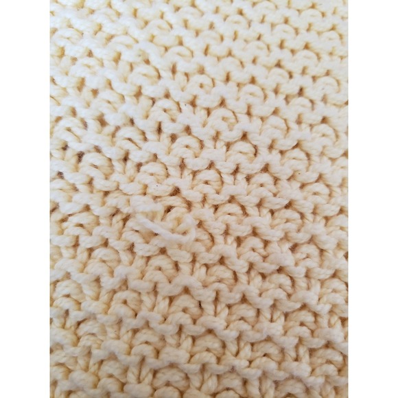 80s/90s Yellow Puff Sleeve Sweater - Picture 4 of 4